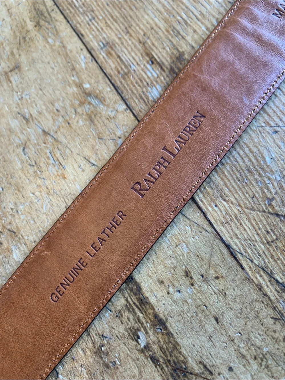 Ralph Lauren croc embossed
